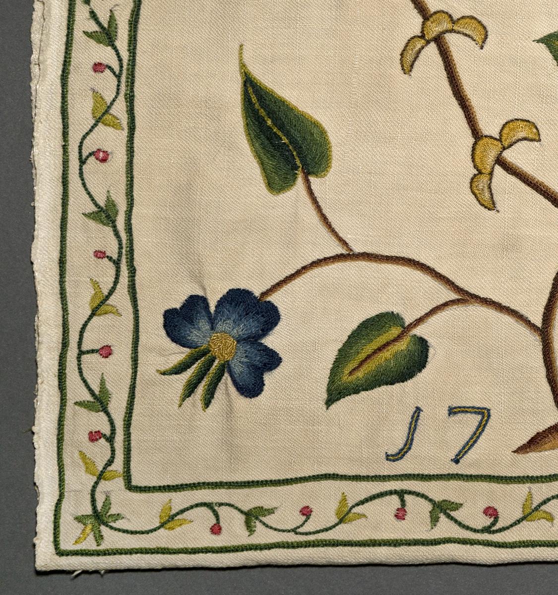 1969.0002 A Embroidery Picture, Bottom Detail