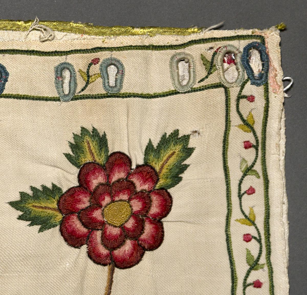 1969.0002 A Embroidery Picture, View 2 Top Detail 3