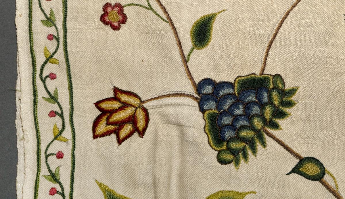 1969.0002 A Embroidery Picture, View 2 Top Detail 4