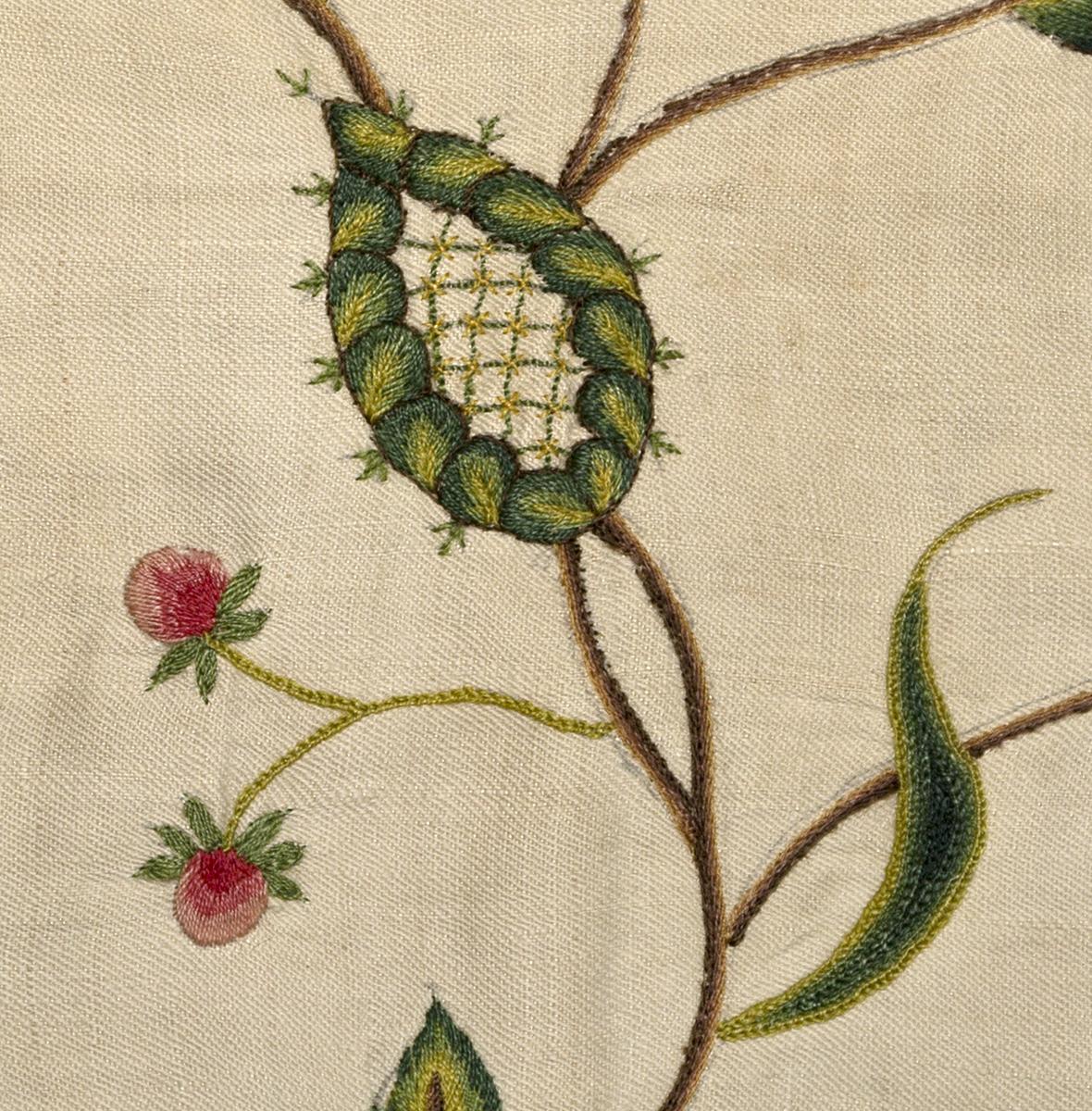 1969.0002 A Embroidery Picture, View 2 Middle Detail 2