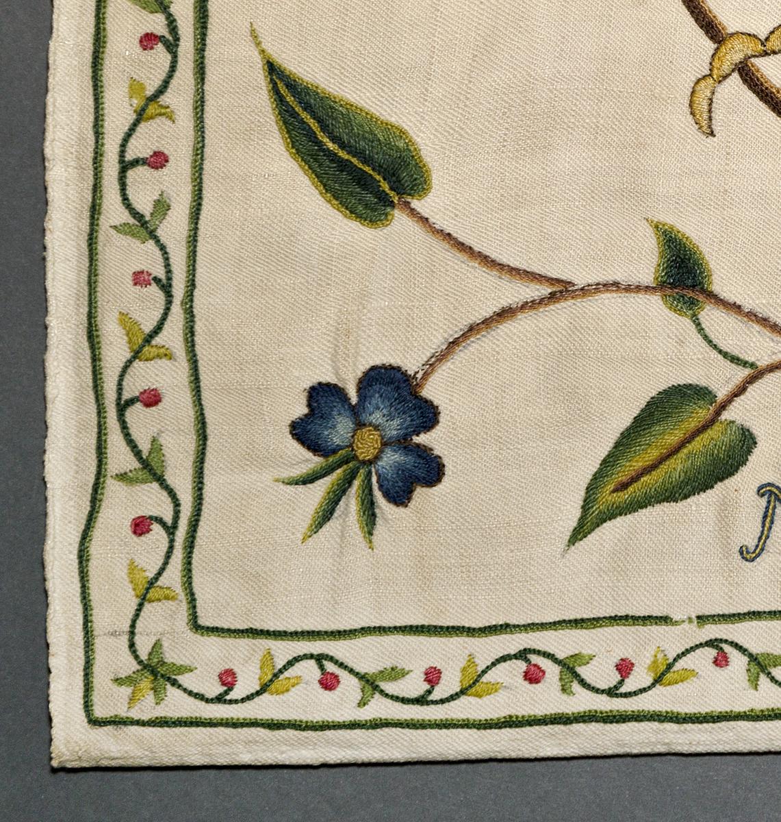 1969.0002 A Embroidery Picture, View 2 Bottom Detail