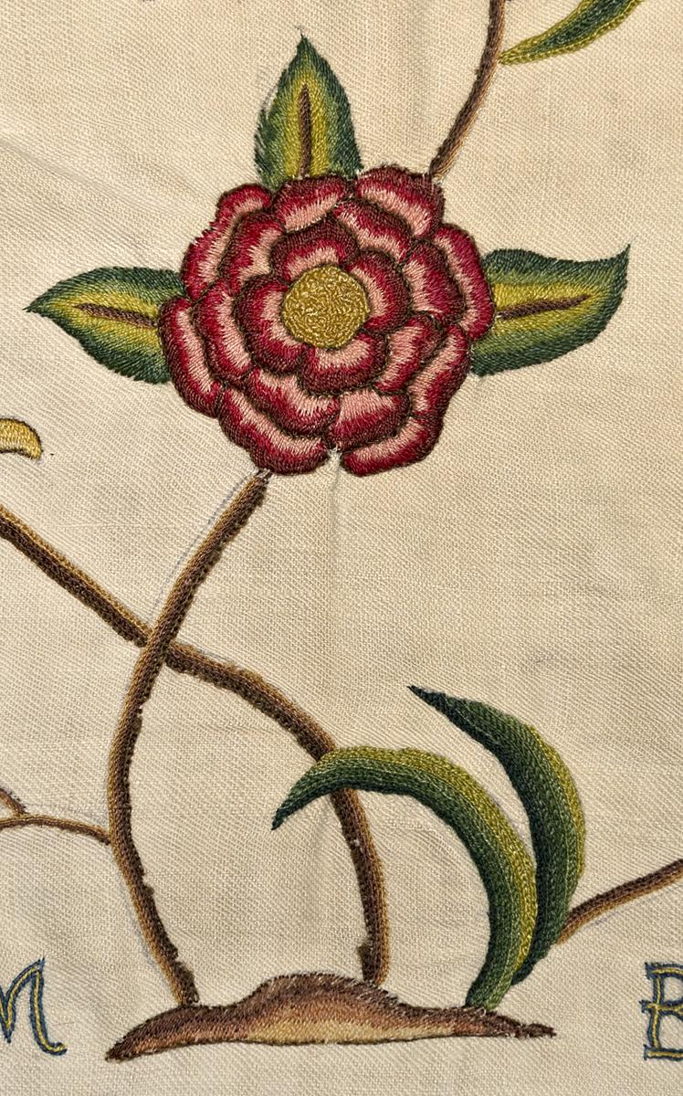 1969.0002 A Embroidery Picture, View 2 Bottom Detail 2