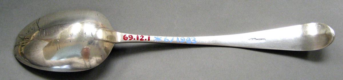 1969.0012.001 Silver Spoon underside