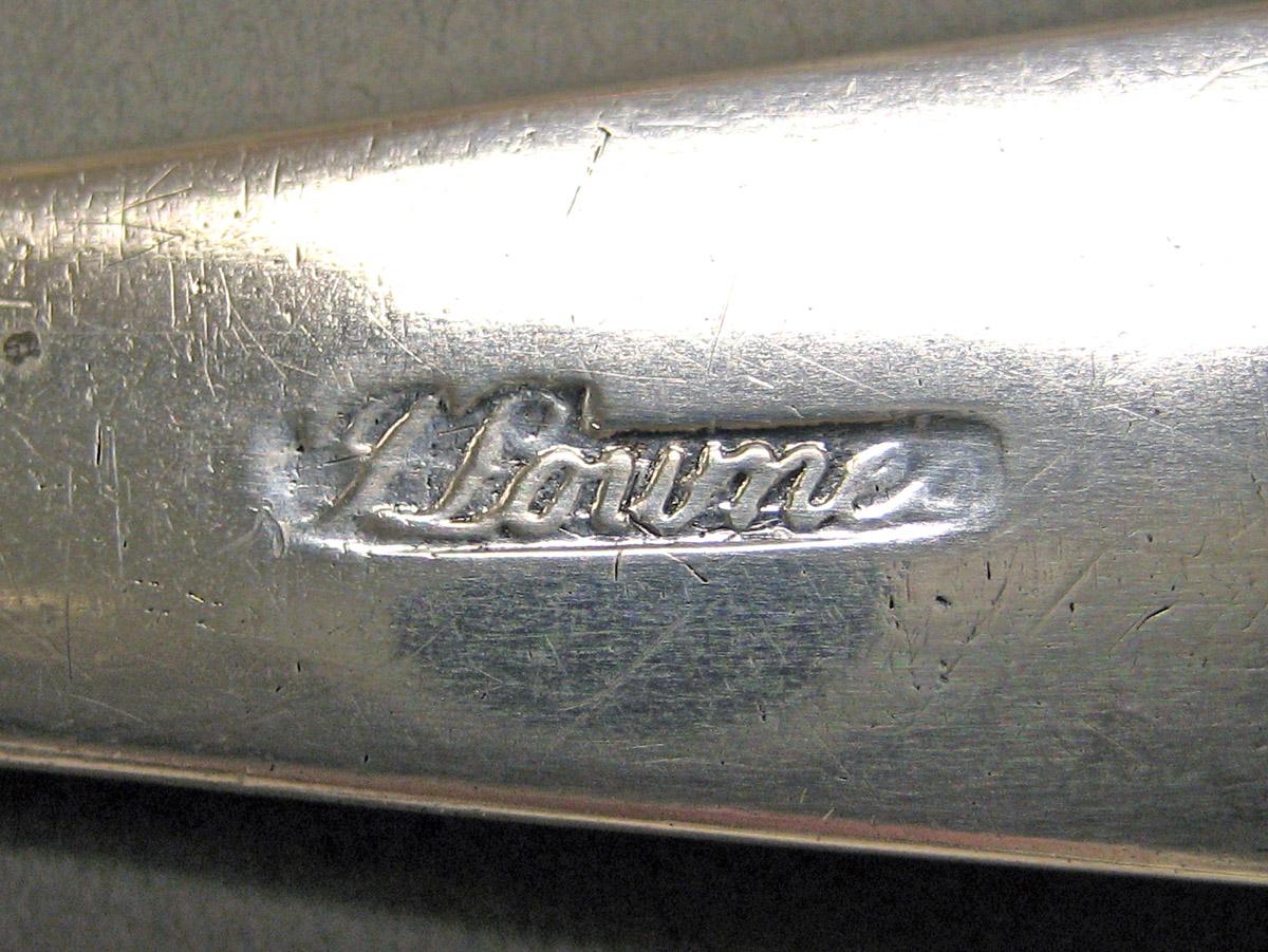 1969.0012.001 Silver Spoon mark