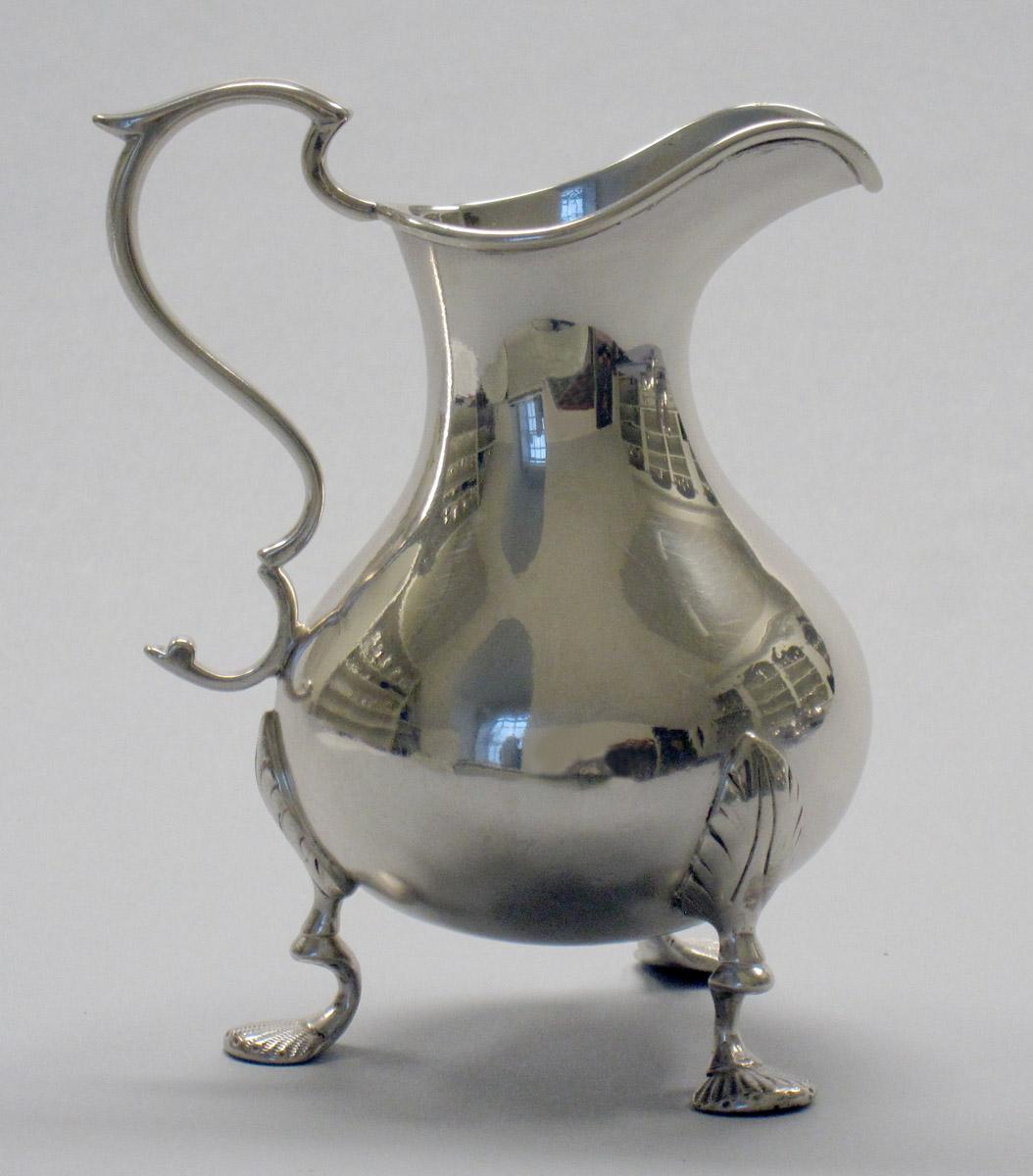 1969.0013 Silver Cream Pot side 2