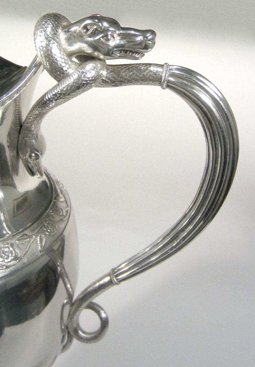 1969.0016 Silver Pitcher handle
