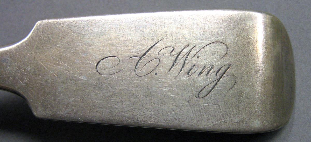 1969.0024 Silver Spoon engraving