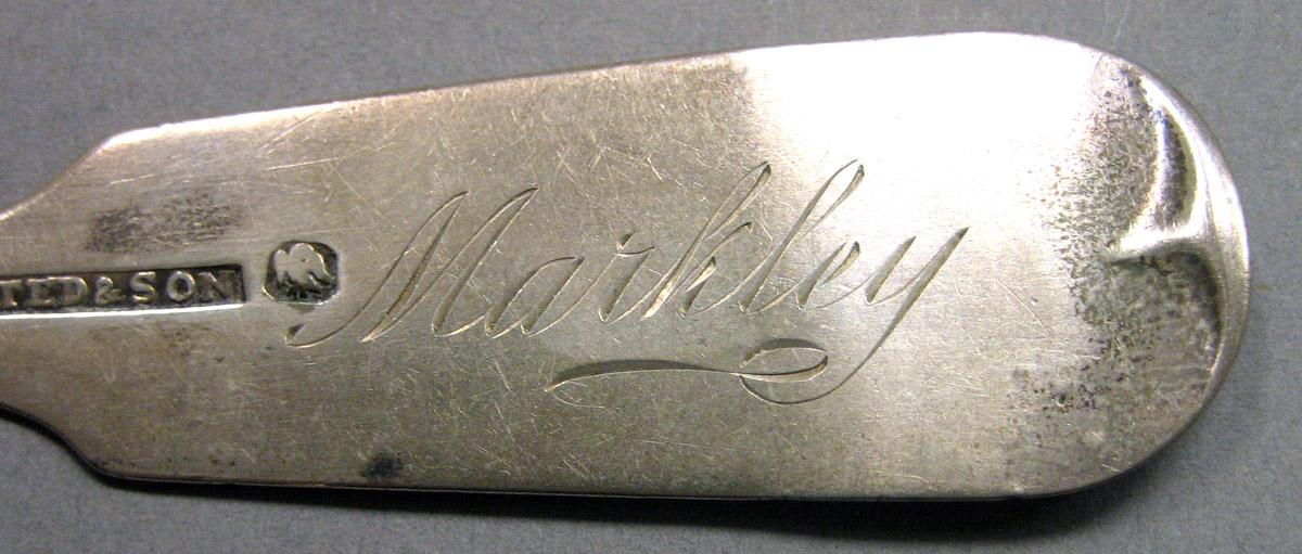 1969.0026 Silver Spoon engraving underside