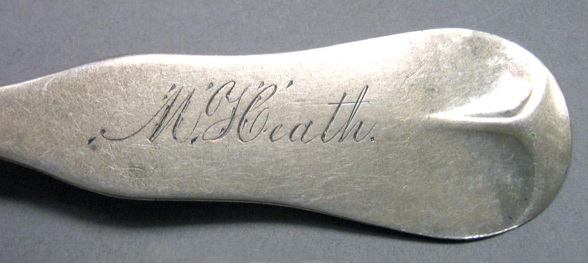 1969.0028 Silver Spoon engraving