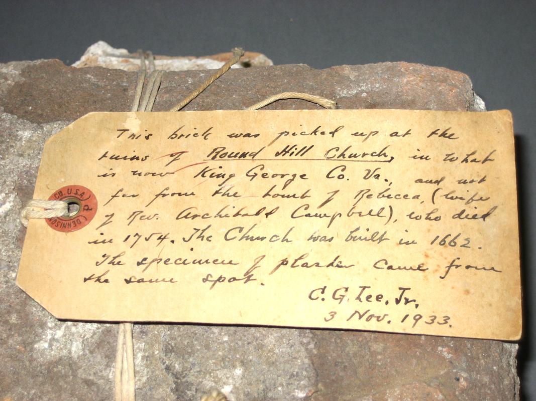 1969.0050.001 Brick (tag detail)
