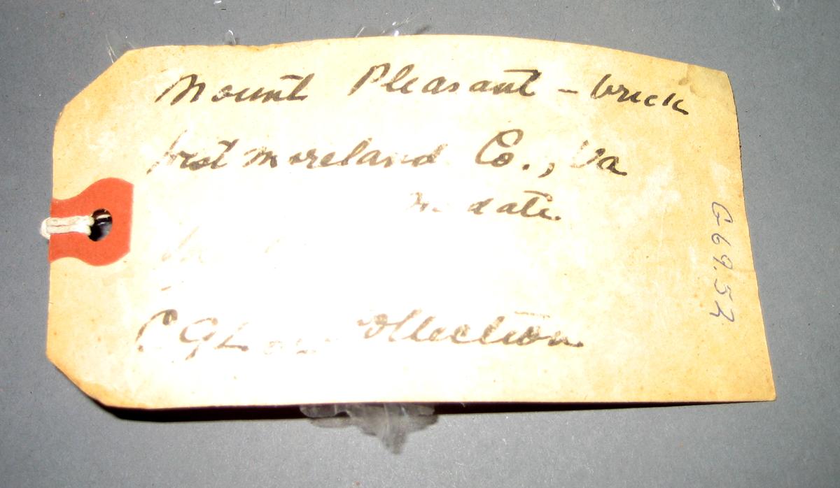 1969.0052 Brick (tag)