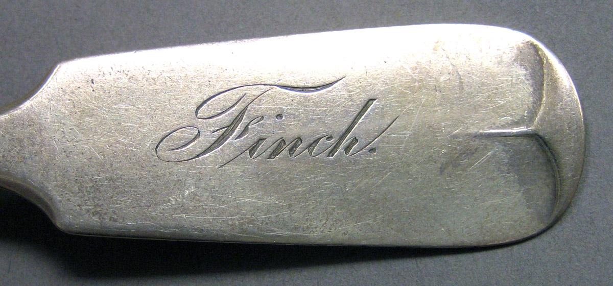 1969.0061.001 Silver Spoon engraving