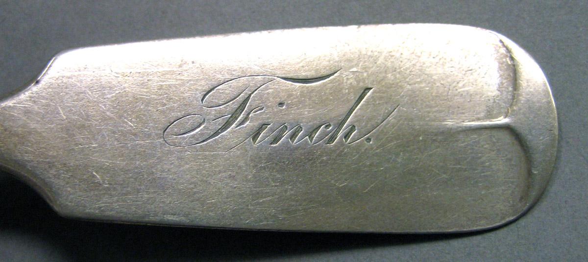 1969.0061.002 Silver Spoon engraving