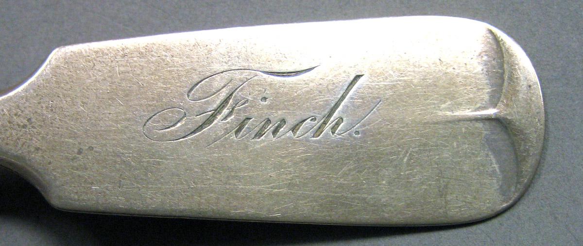 1969.0061.003 Silver Spoon engraving