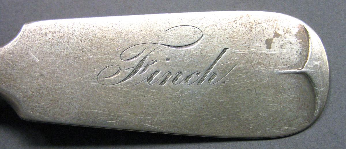 1969.0061.004 Silver Spoon engraving