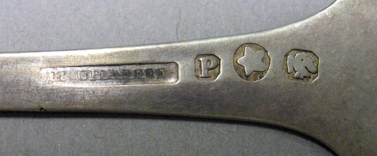 1969.0072 Teaspoon mark