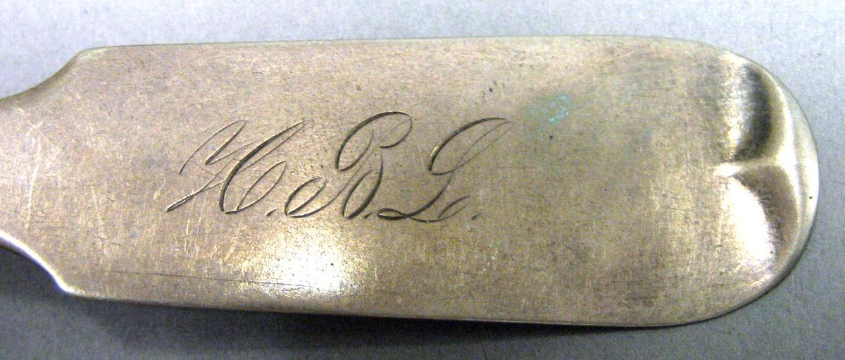 1969.0072 Teaspoon engraving