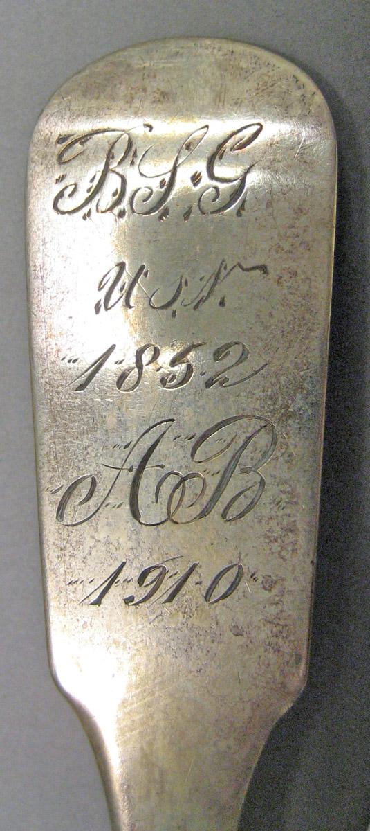 1969.0074 Tablespoon engraving