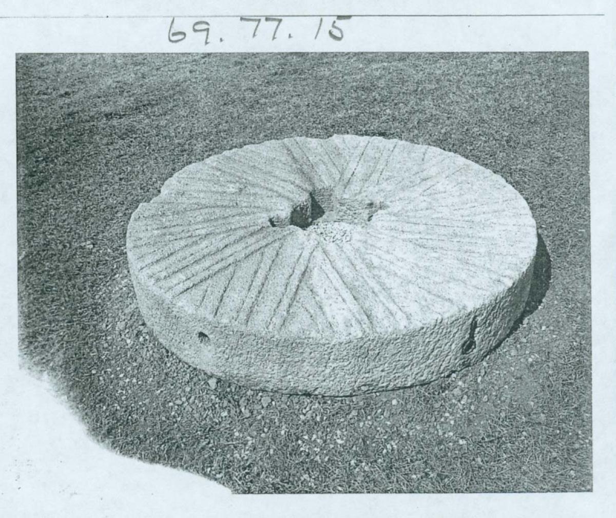 1969.0077.015 Stone, Mill stone