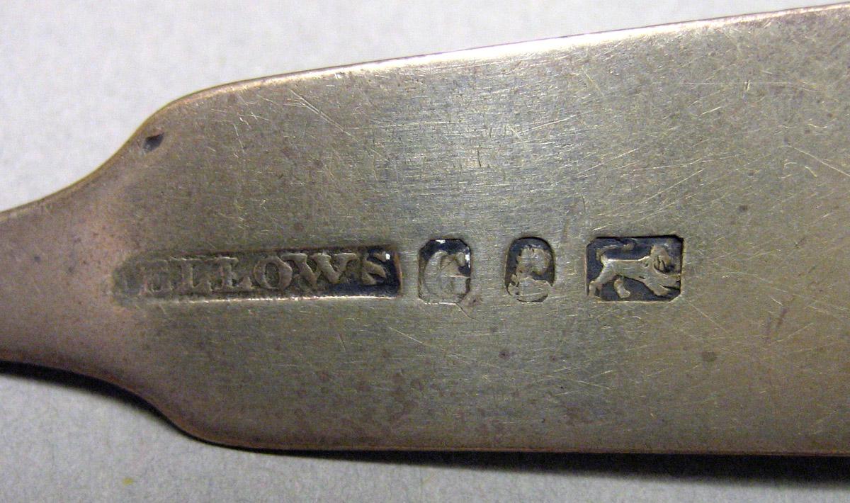 1969.0085 Teaspoon mark