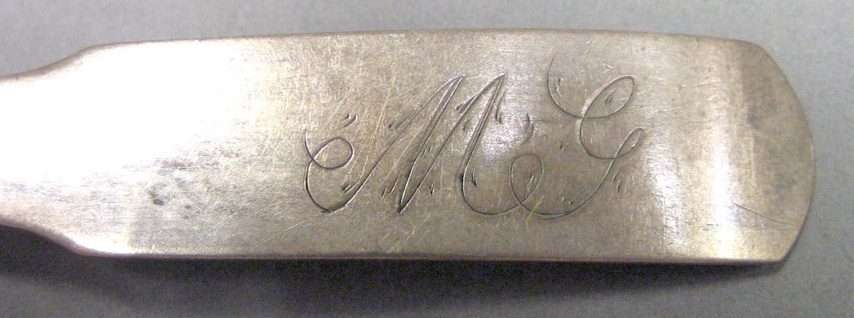 1969.0089 Teaspoon engraving