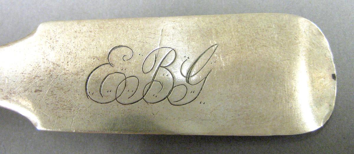 1969.0100 Teaspoon engraving