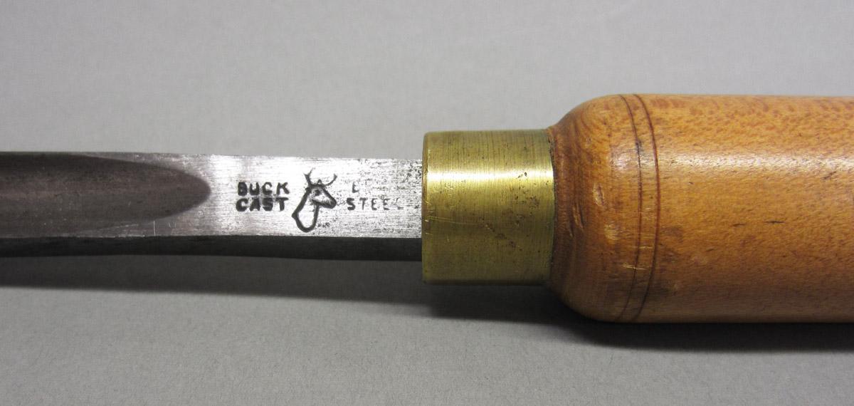 1969.0116 Turning gouge, ferrule detail