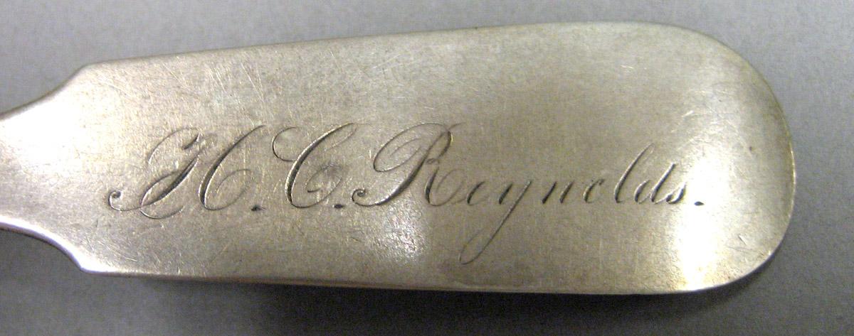1969.0133 Teaspoon engraving