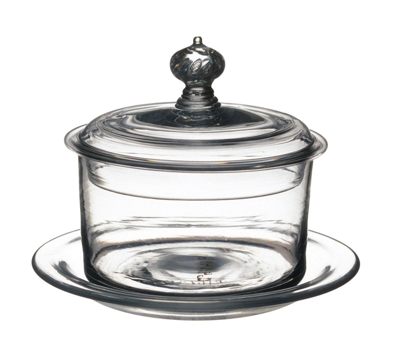 1969.0141.001 A-C Covered bowl and stand