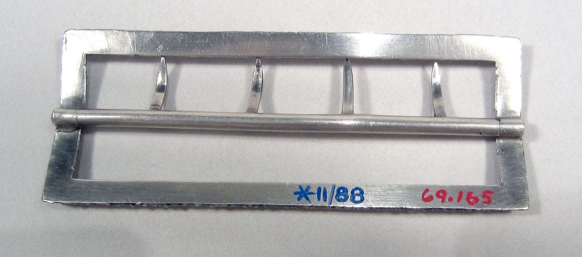 1969.0165 Silver Buckle underside