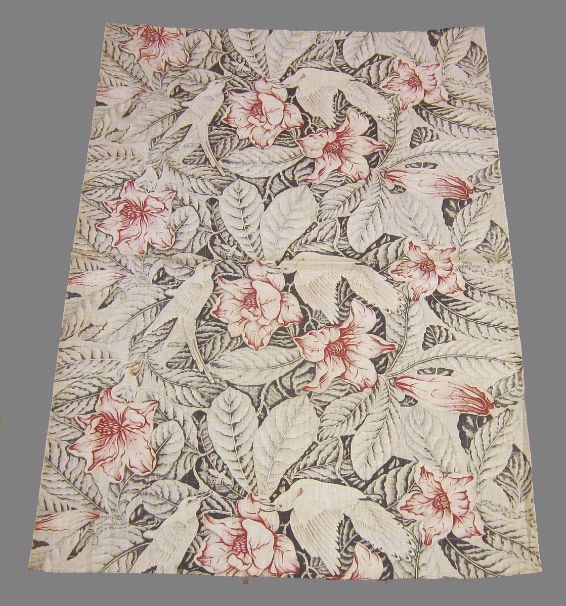 1969.0172 Textile, printed reverse