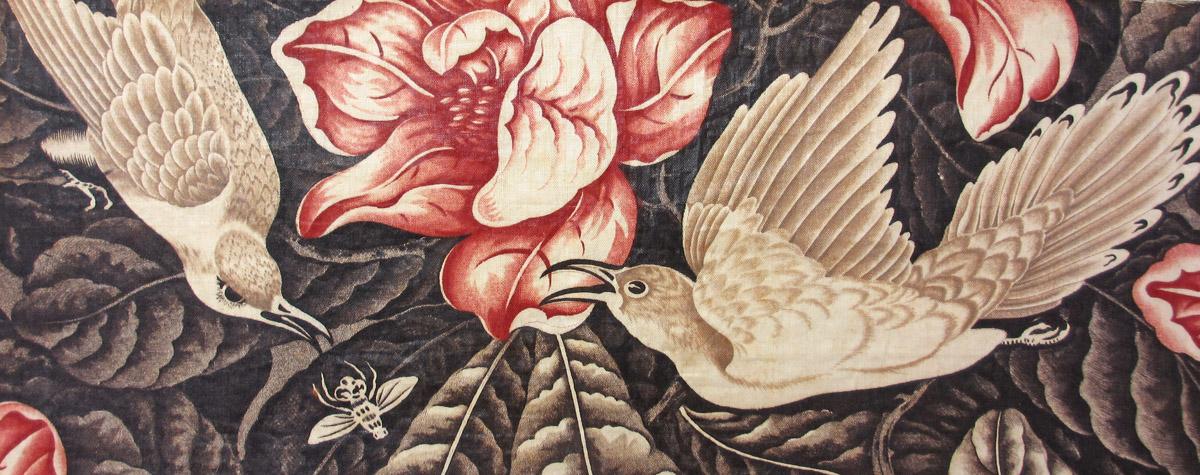 1969.0172 textile, printed detail 1