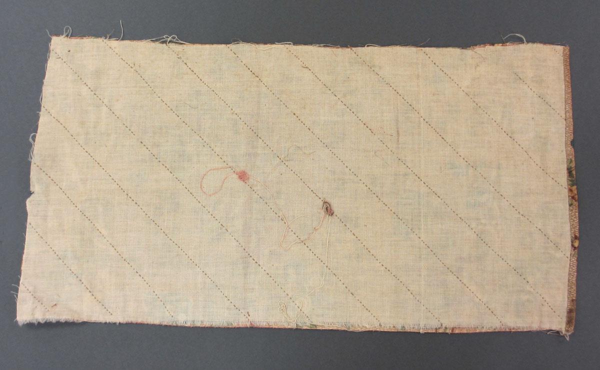 1969.0173 Textile, printed reverse