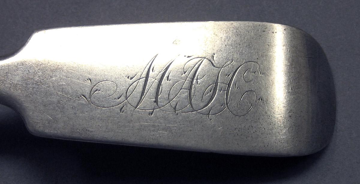1969.0186 Silver Spoon engraving