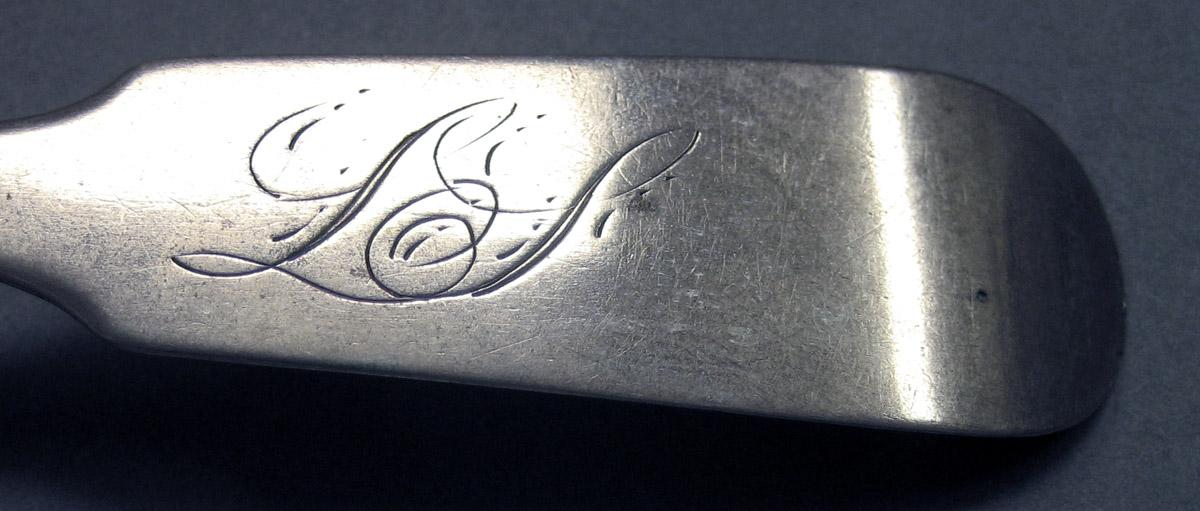 1969.0189 Silver Spoon engraving