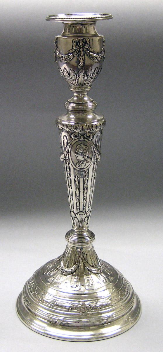 1969.0198.001 A, B Silver Candlestick