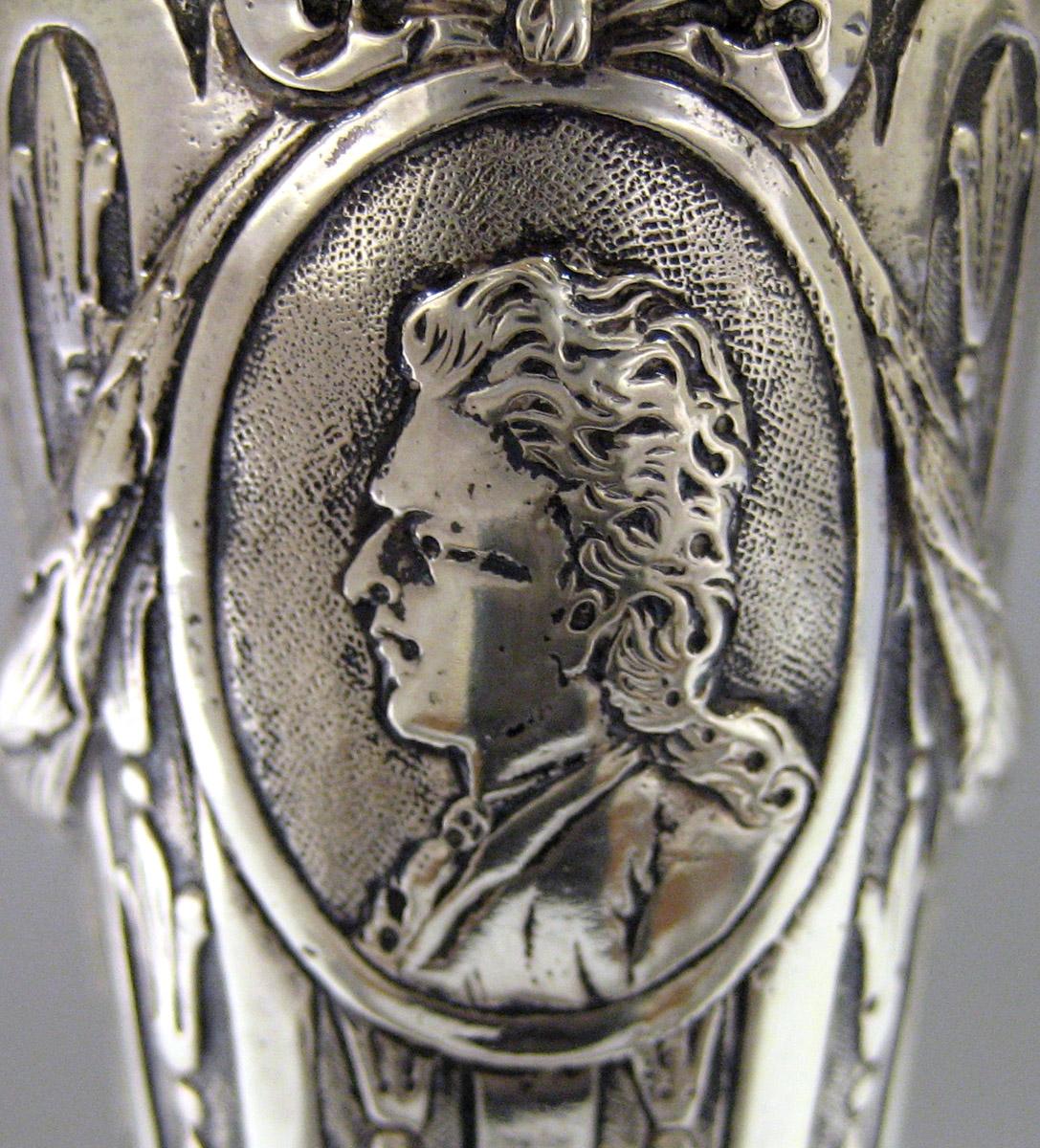 1969.0198.001 A, B Silver Candlestick detail 2