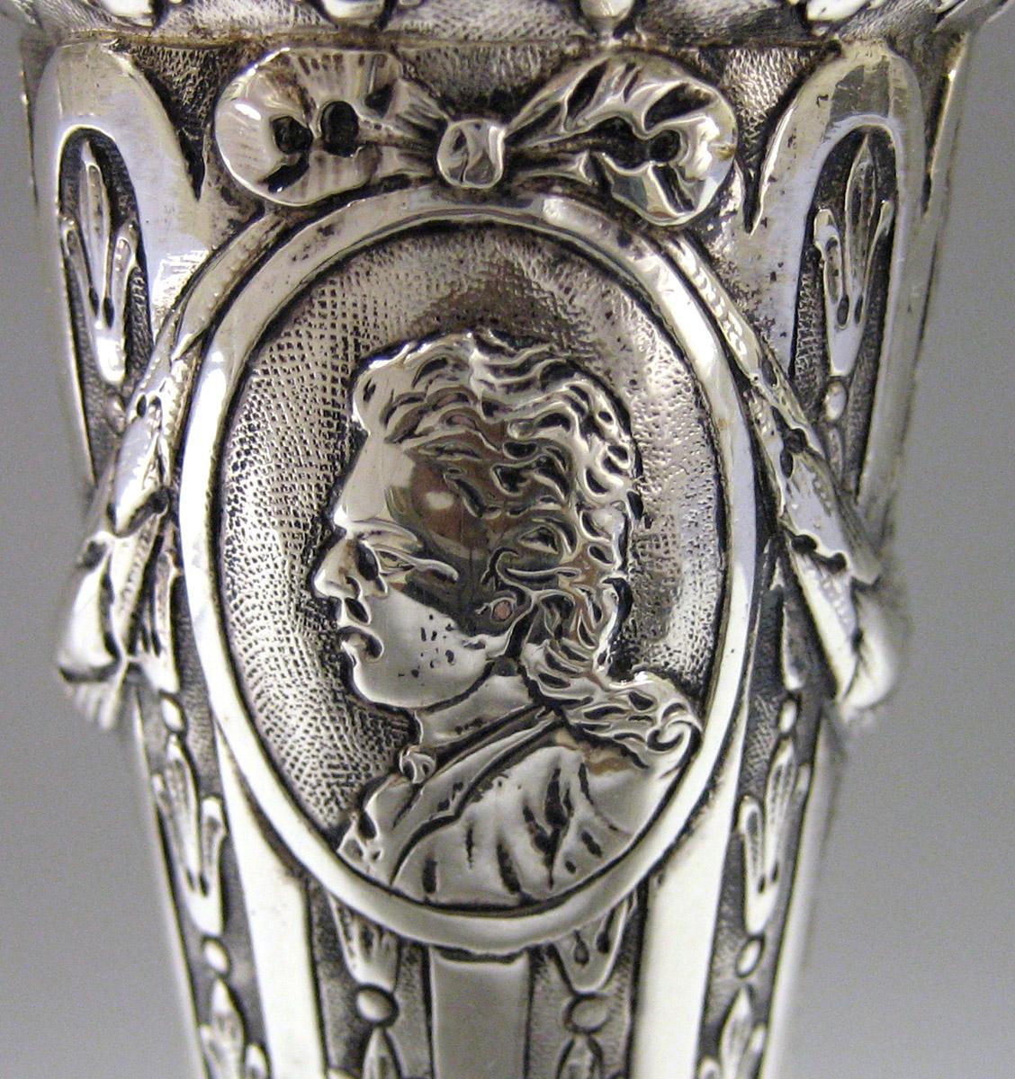 1969.0198.002 A, B Silver Candlestick detail 1