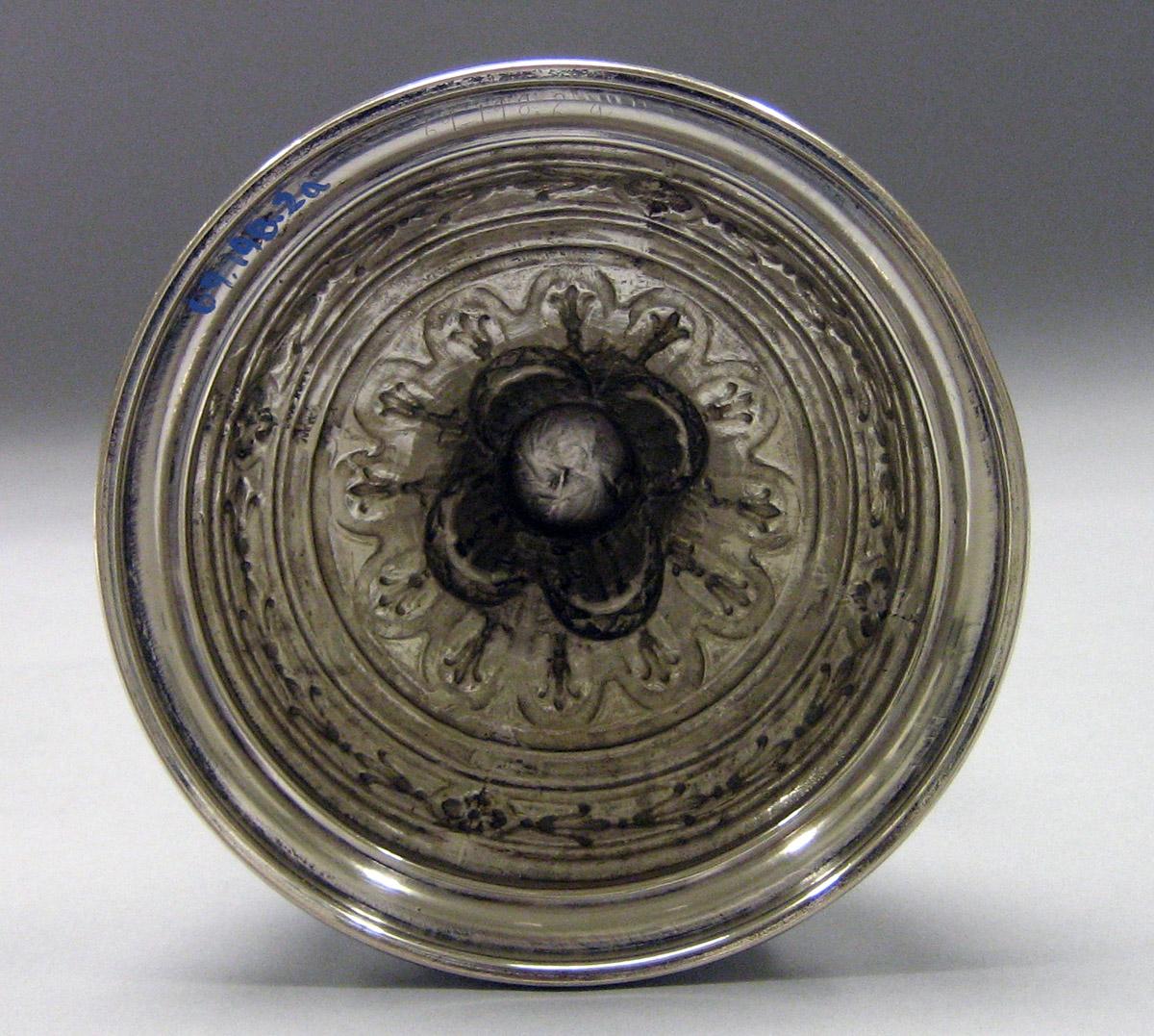 1969.0198.002 A, B Silver Candlestick underside