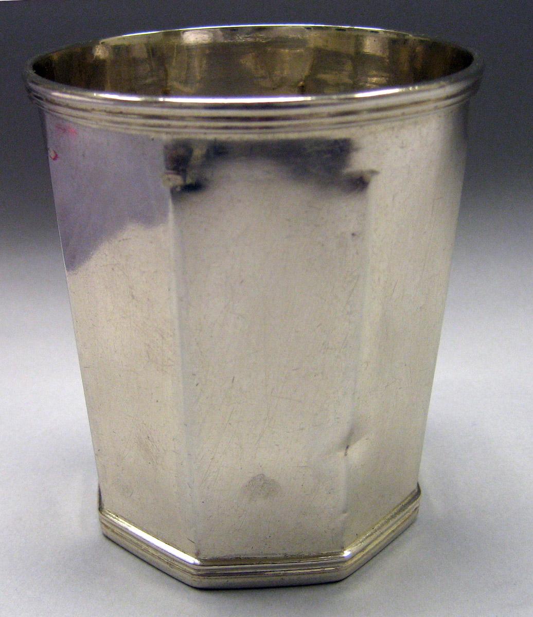 1969.0208.001 Silver Beaker side 2