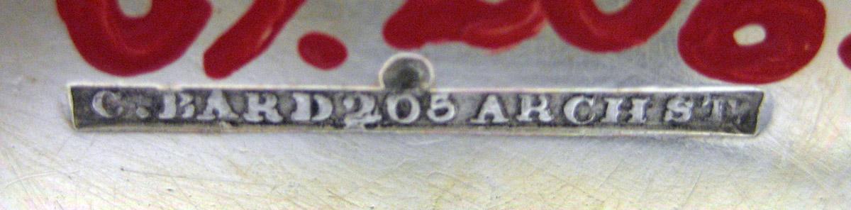 1969.0208.001 Silver Beaker mark