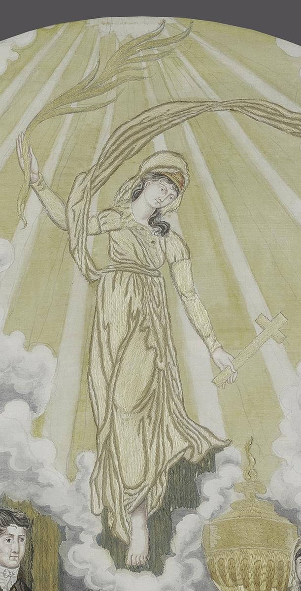 1969.0217 A Mourning Picture, Detail 2