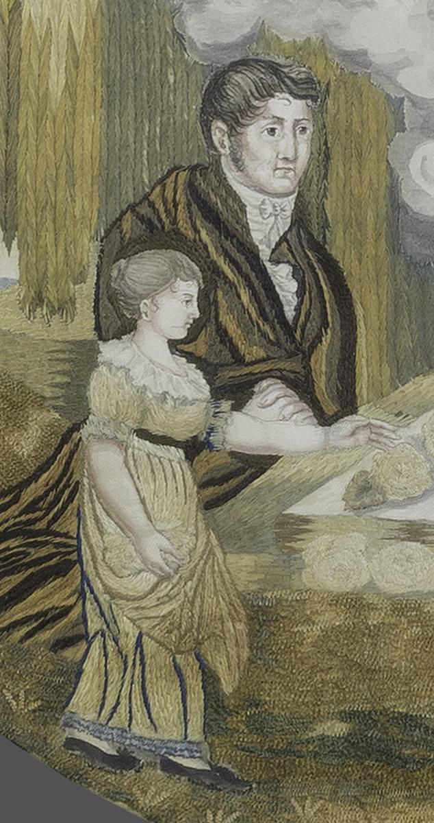 1969.0217 A Mourning Picture, Detail 3
