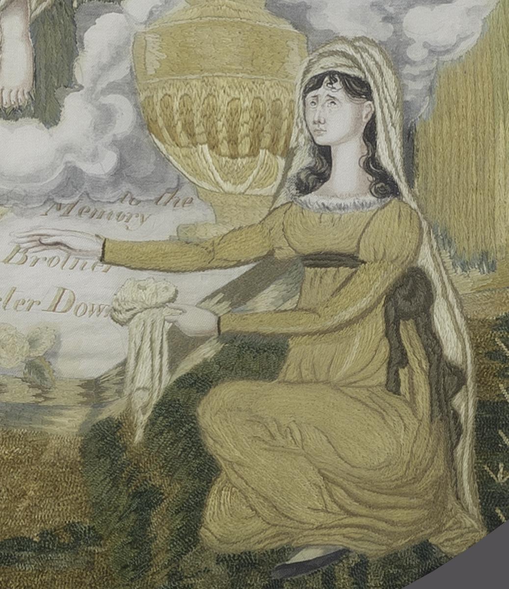 1969.0217 A Mourning Picture, Detail 4