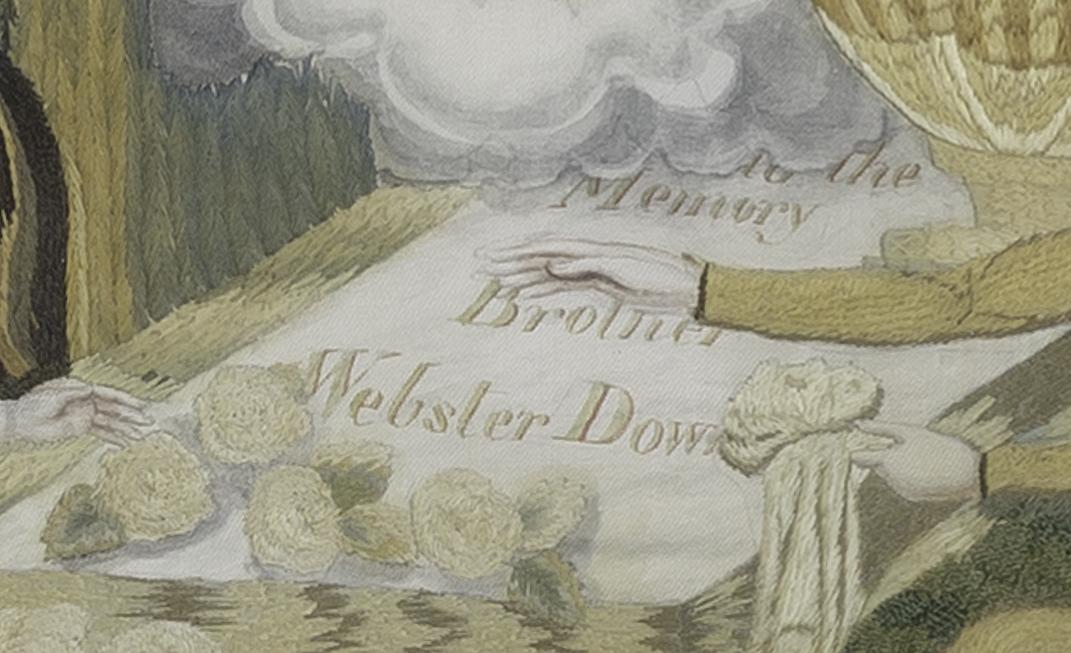 1969.0217 A Mourning Picture, Detail 6