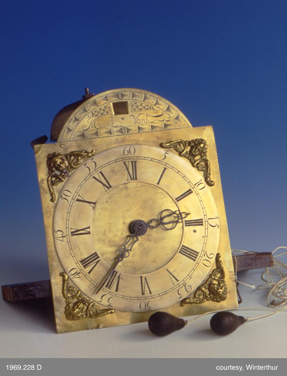 1969.0228 Clock, Tall clock (view 2)