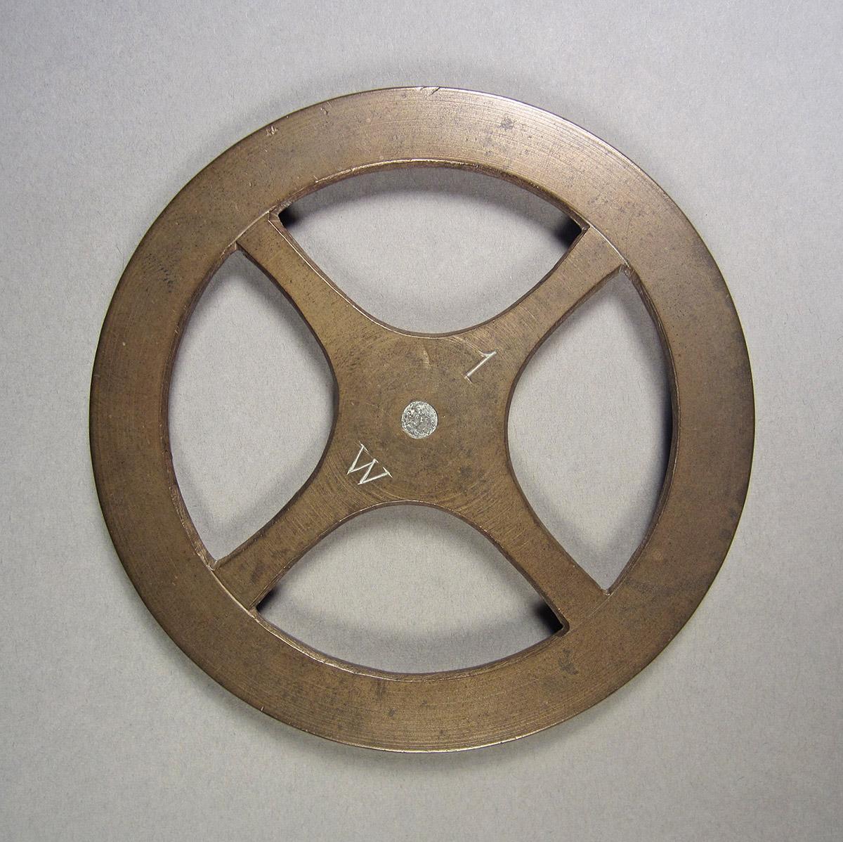 1957.0026.571 B, Clock wheel template, side 2