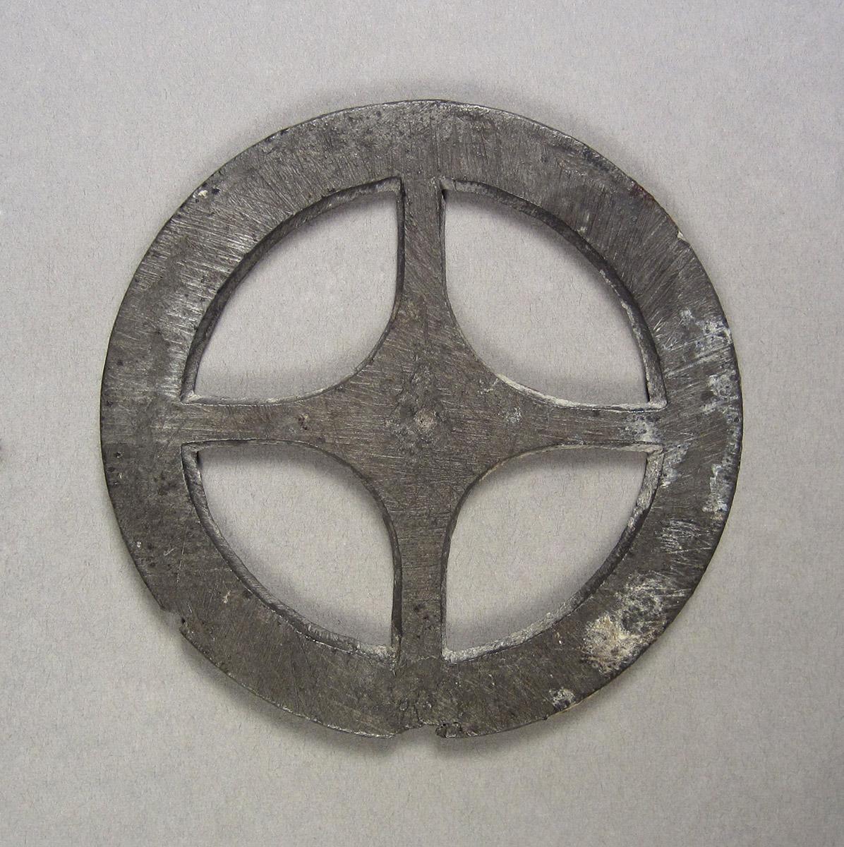 1957.0026.572 B, Clock wheel template, side 1