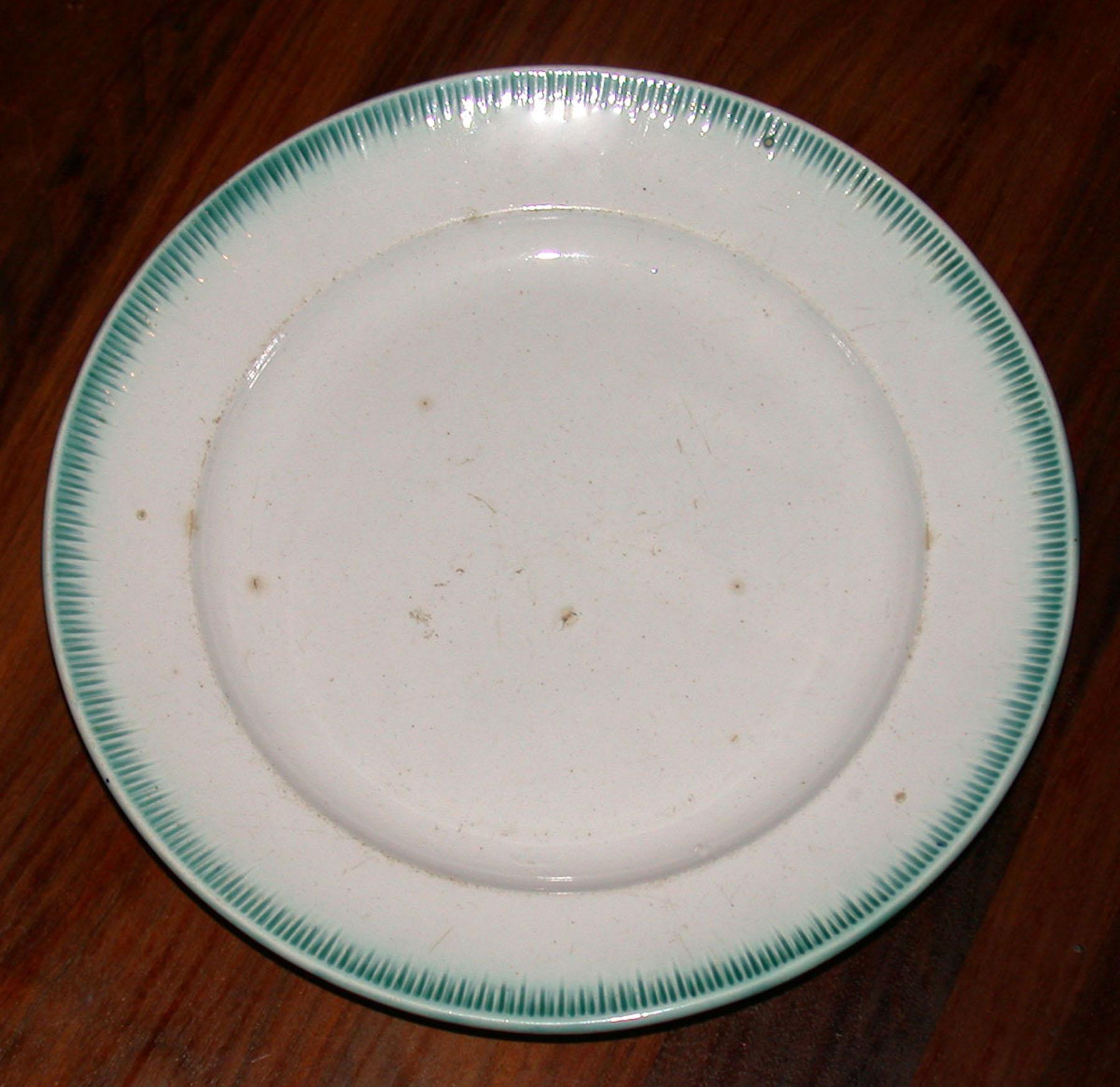 1969.0331.002 Pearlware Mellor Venables plate