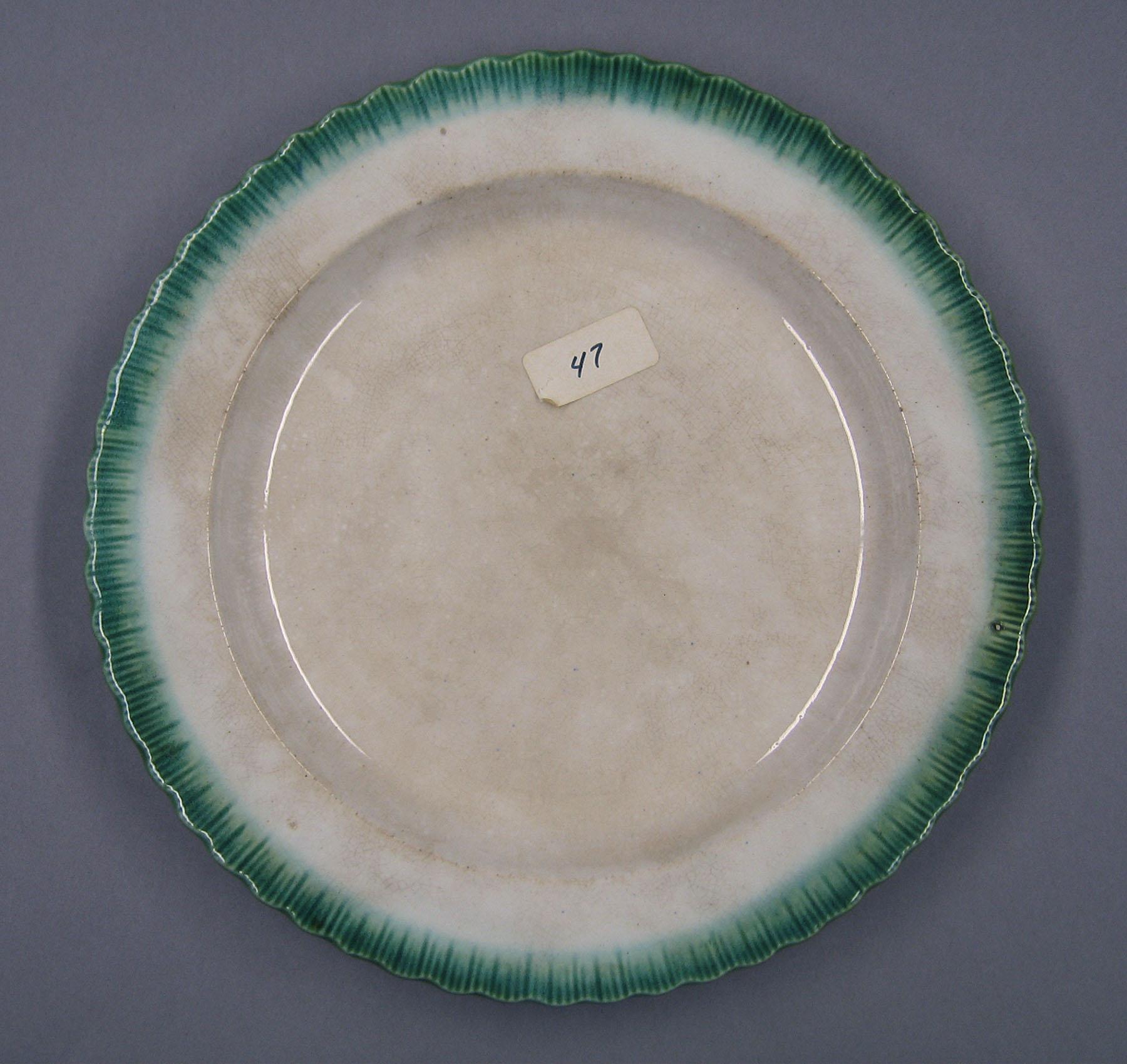 1969.0332.001 Dillon pearlware plate